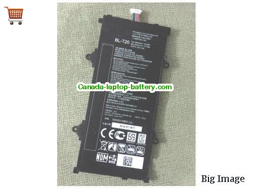 Canada BL-T20 Battery for LG V520 V521 Tablet 4800mah