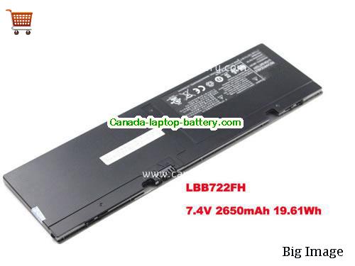 Genuine LG XNOTE LGX30 Battery 2650mAh, 19.61Wh , 2.65Ah, 7.4V, Black , Li-ion