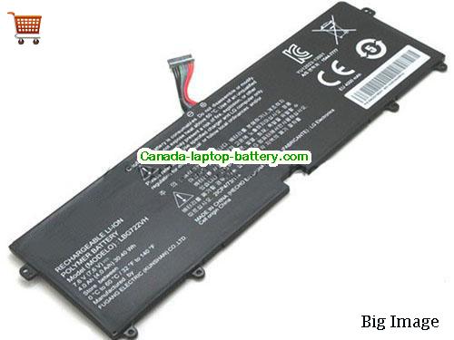 Genuine LG EAC62718301 Battery 4000mAh, 30Wh , 7.6V, Black , Li-ion
