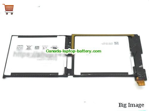 Canada Replacement Laptop Battery for  MICROSOFT Surface RT 9HR00005 P21GK3, CSMIS136SL, P21GK3, 9HR-00005,  Sliver, 4257mAh, 31.5Wh  7.4V