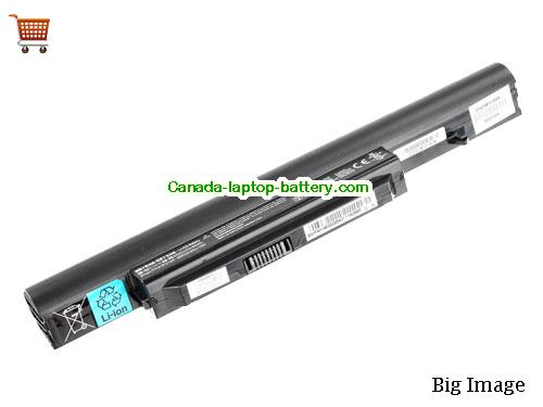 HASEE K580S-i5 D0 Replacement Laptop Battery 4400mAh 11.1V Black Li-ion
