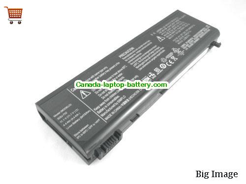 Canada Replacement Laptop Battery for  PACKARD BELL 916C7030F, SQU-702, EasyNote SB85, P32R05-14-H01,  Black, 4400mAh 11.1V