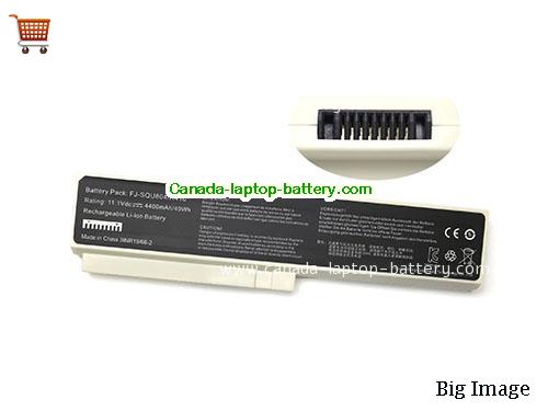 Canada Replacement Laptop Battery for   White, 4400mAh, 49Wh  11.1V