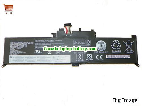 Genuine LENOVO ThinkPad Yoga 260(20FE-0032AU) Battery 2950mAh, 44Wh , 15.2V, Black , Li-ion