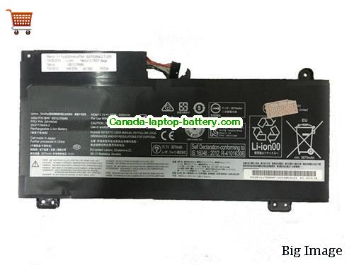 Genuine LENOVO Thinkpad E560P Battery 4280mAh, 47Wh , 11.1V, Black , Li-ion