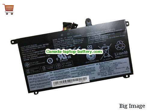 Genuine LENOVO ThinkPad T57020HAS01E00 Battery 2095mAh, 32Wh , 15.28V, Black , Li-ion