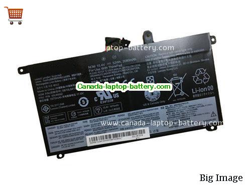 Genuine LENOVO ThinkPad T570(20H9A001CD) Battery 2095mAh, 32Wh , 15.28V, Black , Li-ion