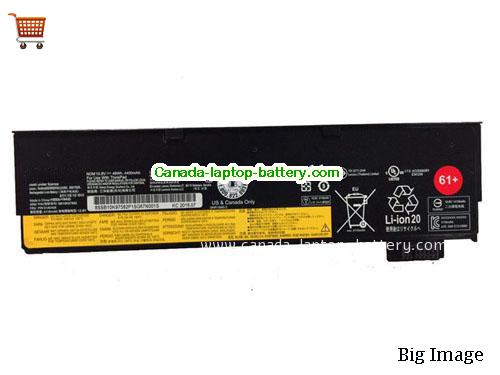 Genuine LENOVO ThinkPad T570(20JWA005CD) Battery 4400mAh, 48Wh , 10.8V, Black , Li-ion