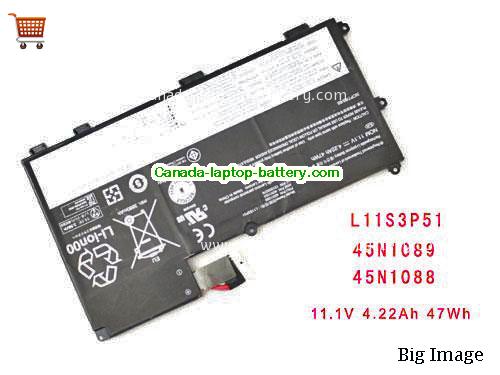 LENOVO 335168C Replacement Laptop Battery 47Wh, 4.22Ah 11.1V Black Li-Polymer