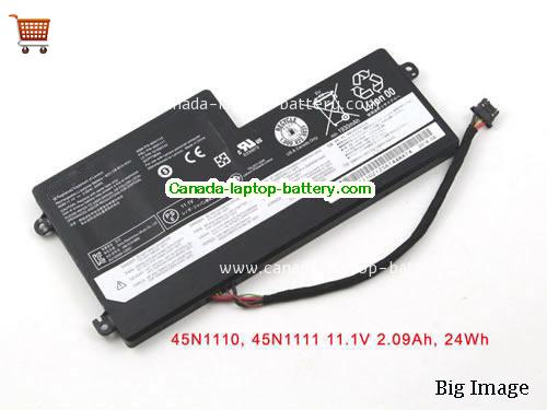 Genuine LENOVO 45N1108 Battery 2090mAh, 24Wh , 11.1V, Black , Li-Polymer