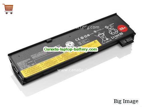 Genuine LENOVO ThinkPad T450(20BVA01KCD) Battery 24Wh, 2.06Ah, 11.4V, Black , Li-Polymer