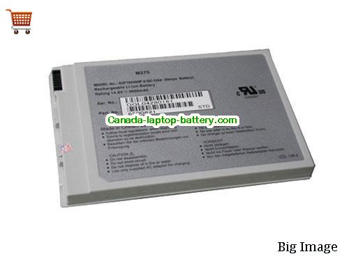GATEWAY M275 Replacement Laptop Battery 3600mAh 14.4V White Li-ion