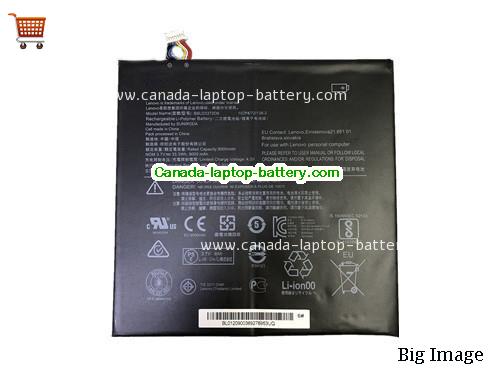 Genuine LENOVO IdeaPad Miix 320-10ICR80XF002VGE Battery 9000mAh, 33.3Wh , 3.7V, Black , Li-Polymer