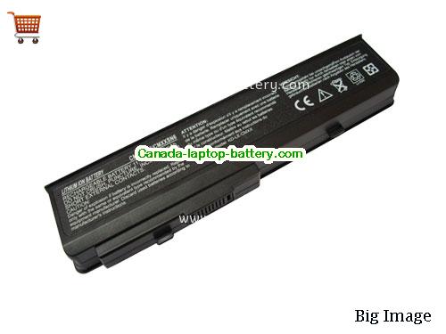 GREATWALL E67 Series Replacement Laptop Battery 4400mAh 11.1V Black Li-ion