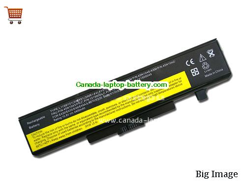 LENOVO IdeaPad Z485 Series Replacement Laptop Battery 4400mAh 10.8V Black Li-ion