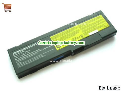 Genuine LENOVO E600 Battery 3800mAh, 11.1V, Black , Li-ion