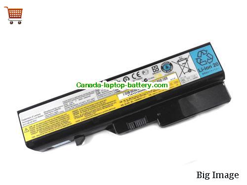 Genuine LENOVO IdeaPad G560 0679 Battery 4400mAh, 48Wh , 10.8V, Black , Li-ion