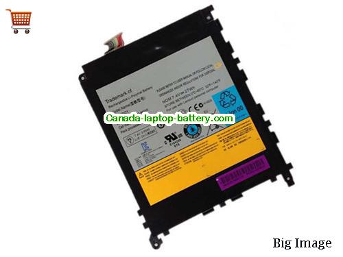 Genuine LENOVO IdeaPad K1 Tablet PC Battery 2500mAh, 27Wh , 7.4V, Black , Li-ion