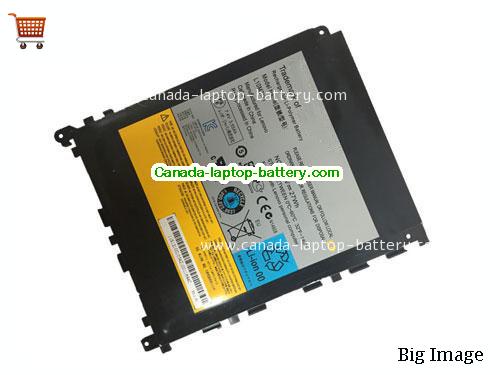 Genuine LENOVO IdeaPad Tablet K1 Battery 3700mAh, 27Wh , 7.4V, Black , Li-Polymer