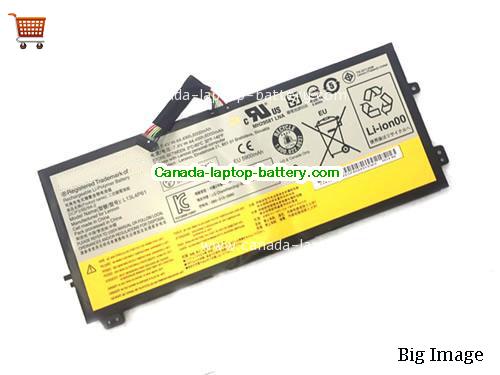 Genuine LENOVO Edge 15 80K9 Battery 44.4Wh, 7.4V, Black , Li-Polymer