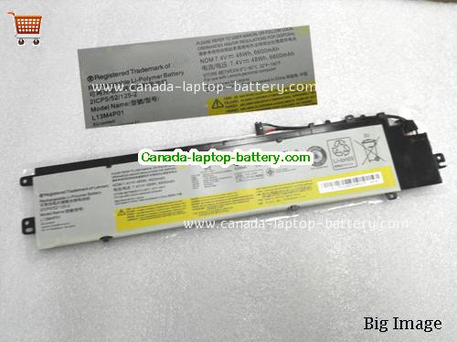 LENOVO S41-70AM-IFI Replacement Laptop Battery 6600mAh, 48.8Wh  7.4V Black Li-Polymer