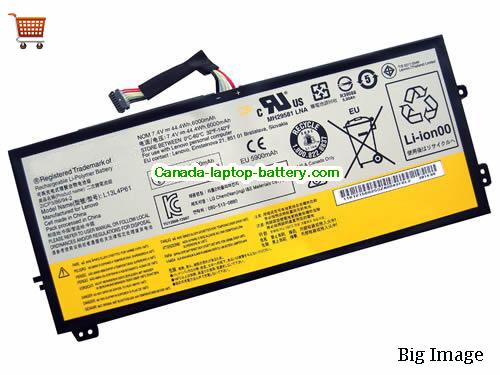 Genuine LENOVO 121500253 Battery 600mAh, 44.4Wh , 7.4V, Black , Li-ion