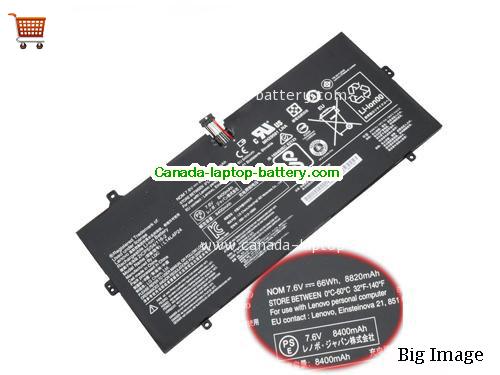 Genuine LENOVO Yoga 900-13ISK (80MK0041GE) Battery 8800mAh, 66Wh , 7.6V, Black , Li-ion