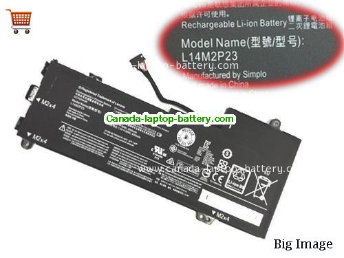 Genuine LENOVO IdeaPad 100-14IBY Battery 4050mAh, 30Wh , 7.4V, Black , Li-ion