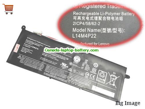 Canada Genuine LENOVO L14M4P22 Battery for S21e-20 Series Laptop 7.4V 23Wh 