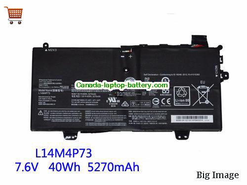 Canada Genuine L14M4P73 Battery for Lenovo Yoga 700 Series