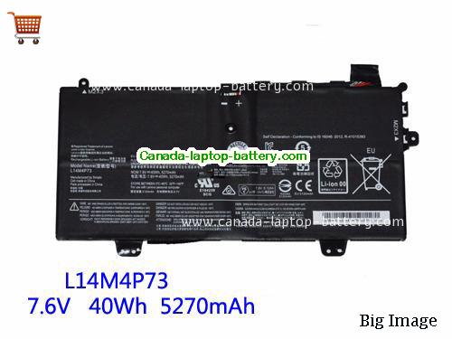 Canada Genuine L14M4P73 Battery for Lenovo Yoga 700 Series