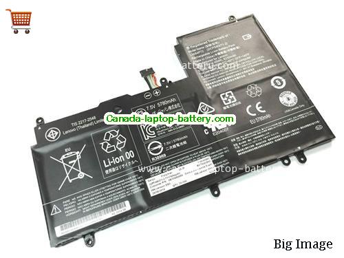 Canada New Genuine L14S4P72 7.5V 45WH Battery for Lenovo Yoga 3 14 Laptop