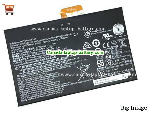 Genuine LENOVO Yoga Book YB1-X90L Battery 8500mAh, 32Wh , 3.8V, Black , Li-ion