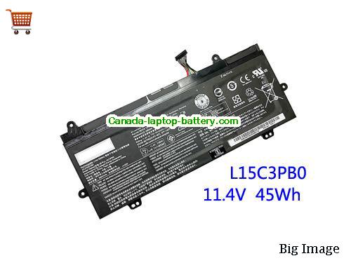 Canada Lenovo L15M3PB2 L15C3PB0 Battery 45Wh 11.25V Li-ion