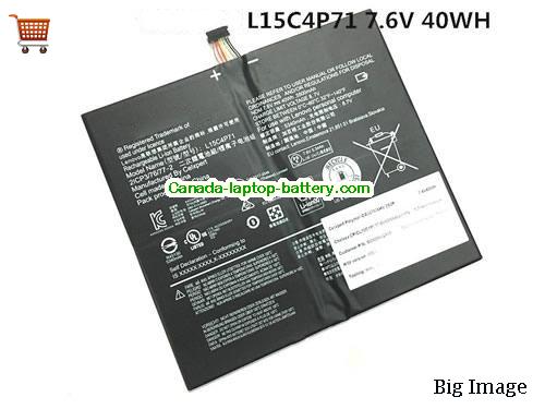 Genuine LENOVO 5B10J40264 Battery 40Wh, 7.6V, Black , Li-Polymer