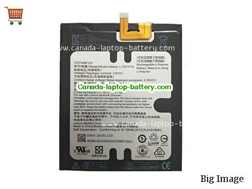 Canada L15D1P32 Battery Li-Polymer Lenovo SB18C03200 16Wh 3.8V