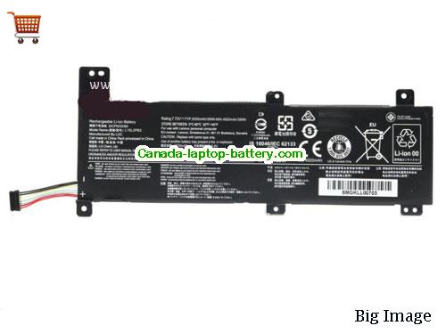 Genuine LENOVO L15L2PB2 Battery 5055mAh, 39Wh , 7.72V, Black , Li-Polymer