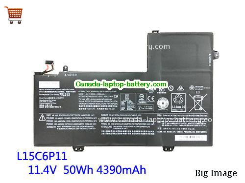 Genuine LENOVO IdeaPad 700S-14ISK-6Y30 Battery 4390mAh, 50Wh , 11.4V, Black , Li-ion