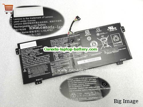 Genuine LENOVO 5B10M52738.2ICP4/43/110-2 Battery 6217mAh, 48Wh , 7.72V, Black , Li-ion