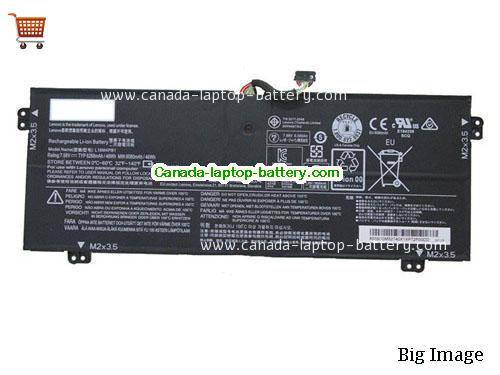 Genuine LENOVO Yoga 720-13IKB(81C3006TMZ) Battery 6268mAh, 48Wh , 7.68V, Black , Li-ion