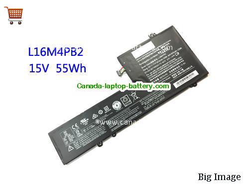 Genuine LENOVO IdeaPad 720s Battery 3675mAh, 55Wh , 15V, Black , Li-ion