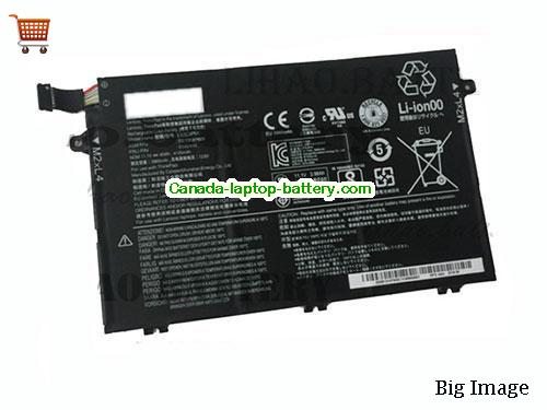 Genuine LENOVO ThinkPad E490(20N8002NCD) Battery 4120mAh, 45Wh , 11.1V, Black , Li-Polymer