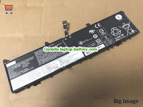 Genuine LENOVO ThinkPad P1 2019 Battery 5235mAh, 80Wh , 15.36V, Black , Li-Polymer