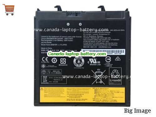 Canada Genuine L17M2PB5 L17L2PB5 DVD Ultrabay Li-Polymer Battery for Lenovo V330-14IKB 15