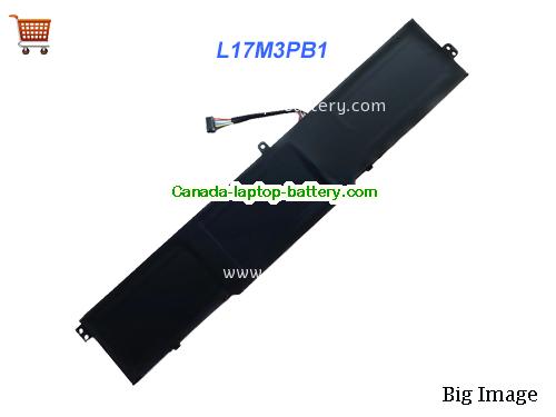 Genuine LENOVO L17C3PB0 Battery 4000mAh, 45Wh , 11.34V, Black , Li-Polymer