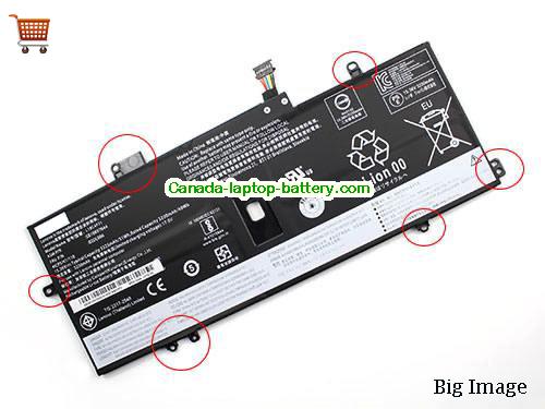 Genuine LENOVO 02DL006 Battery 3325mAh, 51Wh , 15.36V, Black , Li-Polymer