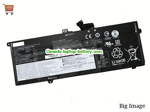 Canada L18C6PD1 Battery L18M6PD1 for Lenovo ThinkPad X390 Laptop Li-Polymer 48Wh