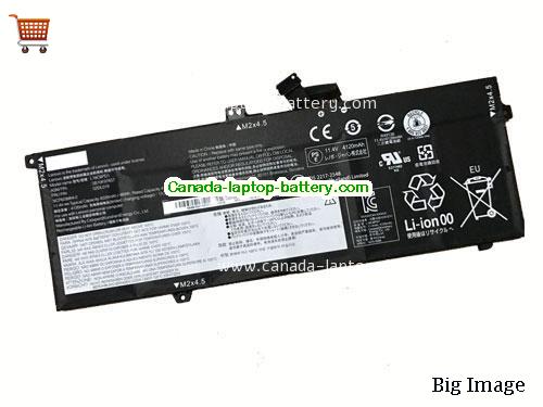 Genuine LENOVO ThinkPad X395 20NL000CCA Battery 4220mAh, 48Wh , 11.4V, Black , Li-Polymer