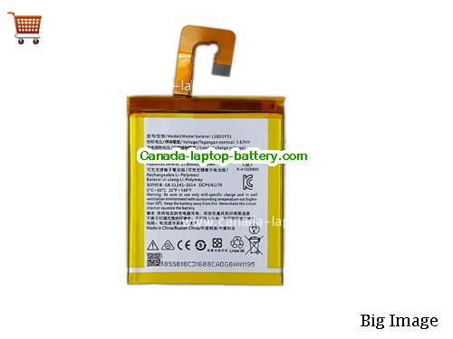 Canada 10.6Wh L18D1P31 Battery for Lenovo TB-7104I TB-7104F TAB E7 3.85v