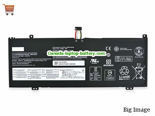 Canada L18D4PF0 Battery for Lenovo Laptop Li-Polymer 15.36v 45Wh